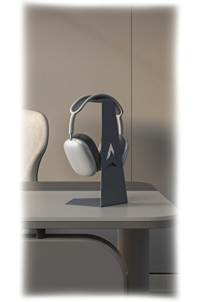 alfams by fmsa Metal Desktop Headphone Stand, Modern Minimal Design, Headphone Hanger with Non-Slip Base (24cm)