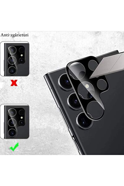 IMOBILE ACCESSORIES Camera protection film compatible with Samsung Galaxy S23 ULTRA