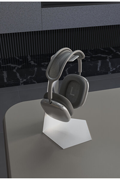 alfams by fmsa Metal Desktop Headphone Stand, Modern Minimal Design, Headphone Hanger with Non-Slip Base (24cm)