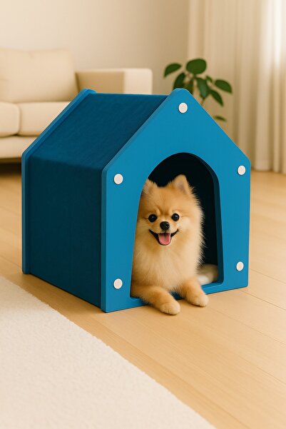 CASA PUFOSULUI Premium indoor dog house model Royal Blue