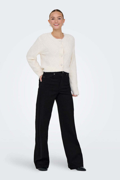 ONLY Onlmadison Cotton φαρδύ μπατζάκι Ψηλόμεσο τζιν παντελόνι με φαρδύ πόδι 15358210