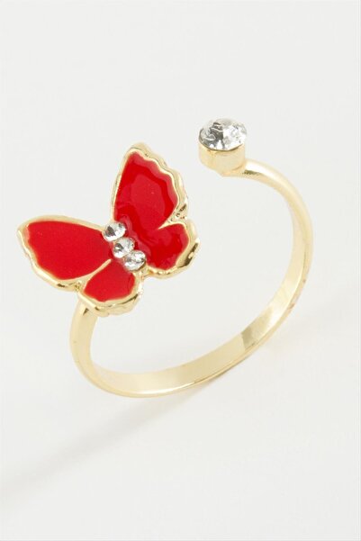 CT STONES Butterfly Stone Enamel Ring Small