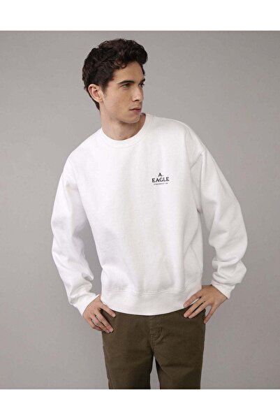 AMERICAN EAGLE سويت شيرت AE Graphic برقبة دائرية