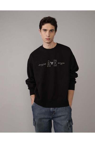 AMERICAN EAGLE AE Graphic Crewneck Sweatshirt