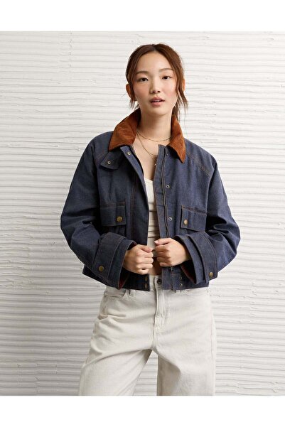 AMERICAN EAGLE AE Cropped Utility Jacket