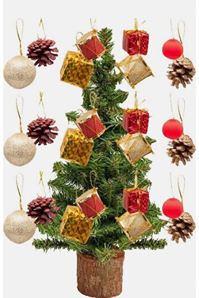 RivelCandle مجموعة زينة شجرة عيد الميلاد - علب هدايا ملونة، كرات لامعة وبراعم...