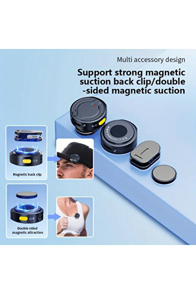 ABK POINT Wireless Microphone with ANC — Portable HiFi Mic for Live Shows, Interviews, Vlogging, P