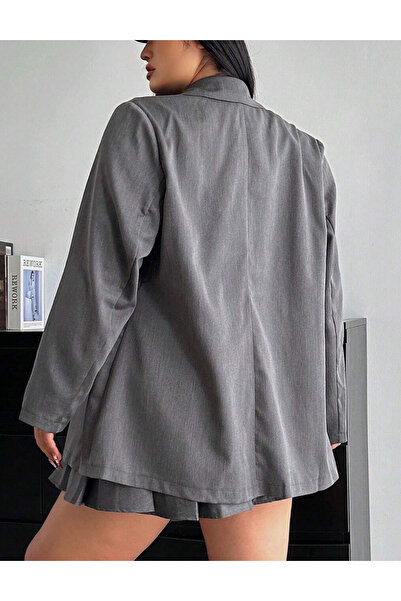 Sheya Shein Curve+ jacket, grey