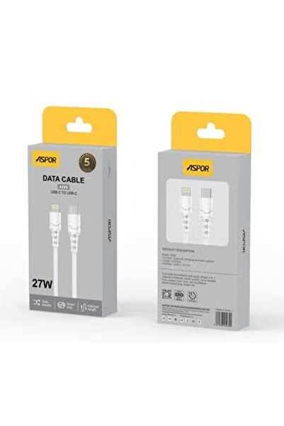 Aspor A099 Data Cable – Reliable performance and 27W fast charging!