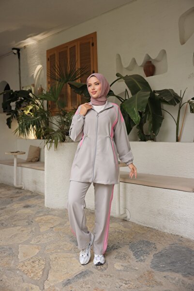 Ryzi Moda Women's Hijab Tracksuit Set & Bottom - Top Set