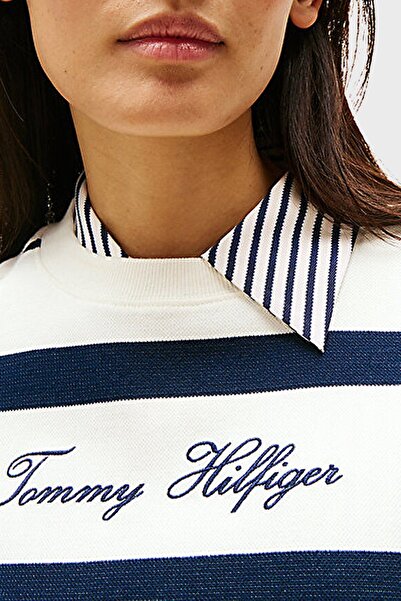 Hilfiger Denim ".Tommyhilfiger Script Reg Pique Swtshrt Women's Sweatshirt