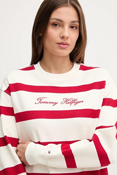 Hilfiger Denim ".Tommyhilfiger Script Reg Pique Swtshrt Women's Sweatshirt