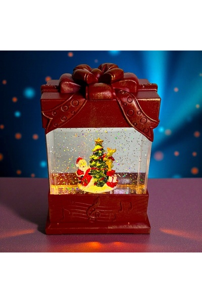 velve Μουσική και φωτεινή διακόσμηση, τύπος δώρου, ζεστά φώτα και κινούμενο χ...