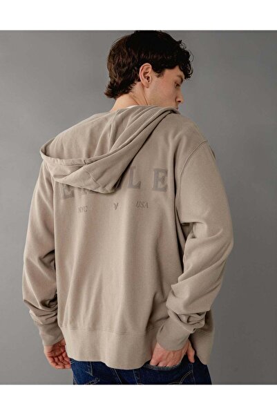 AMERICAN EAGLE هودي AE Graphic بسحاب كامل