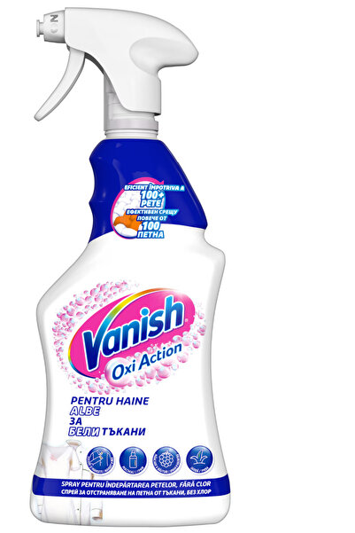 Vanish Stain remover spray, chlorine-free, Oxi Action White for white clothes, 500ml