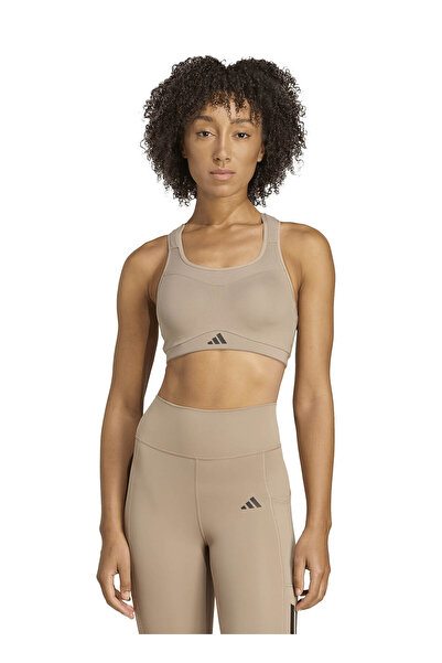 adidas JX8843 TLRDIM HS BRA Taupe Sporcu Sütyeni