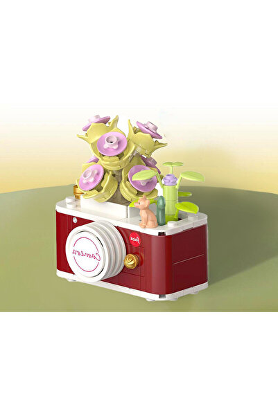 Cici Oyuncak Jaki Bitki Küçük Kamera Bloklar Yapı Birleştirme 160 Parça Hediy...