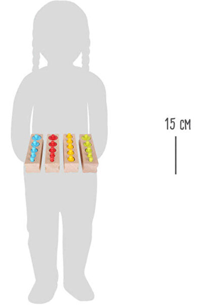 Small Foot Cilindri Montessori - joc invata marimile Legler