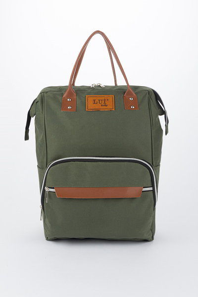Lui Baby Mother Baby Care Backpack with Strap Attachment and Leather Detail