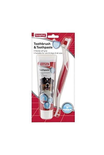 Beaphar Köpek Diş Macunu ve Diş Fırçası Seti 100 Gr