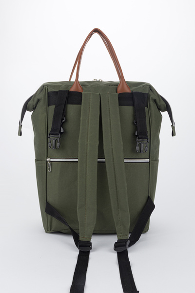 Lui Baby Mother Baby Care Backpack with Strap Attachment and Leather Detail