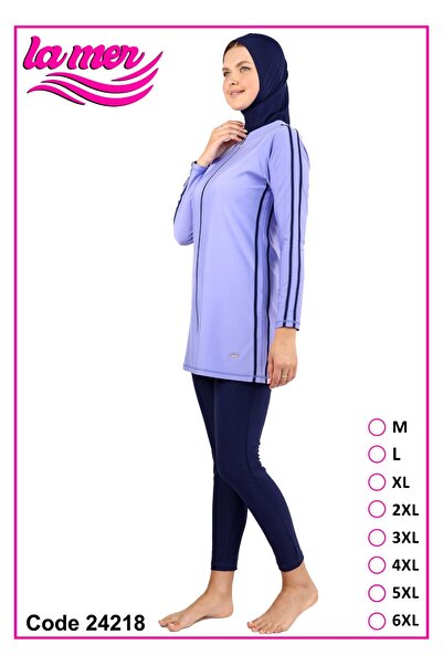 None Burkini swimsuit La Mer Midnight Waves