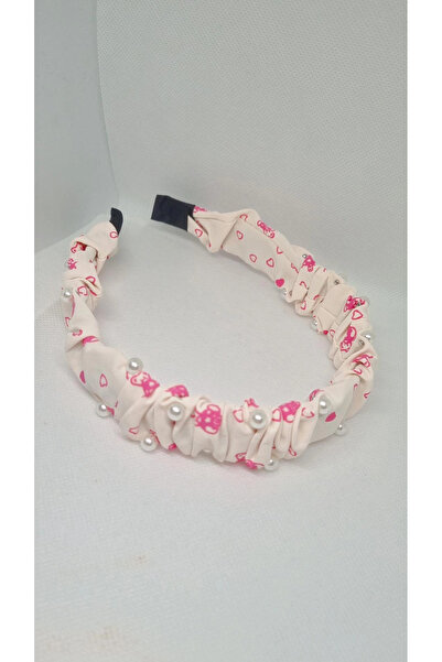 KÜÇÜKKANATLAR Pearl Detailed Teddy Bear Crown