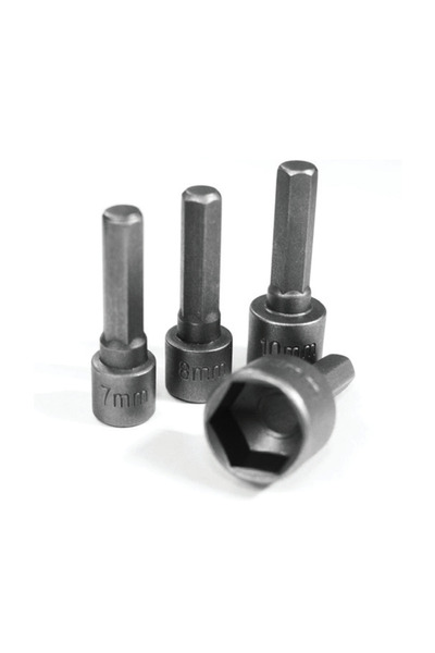 kronus Комплект вложки 7 / 8 / 10 / 13 мм 1/4 - 38 мм / 4 броя