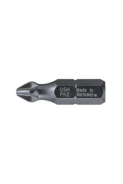 ABUSH MOTOR Bit hexagonal 1/4'' DIN 3126 - Forma C 6,3 - profil Phillips PH 2
