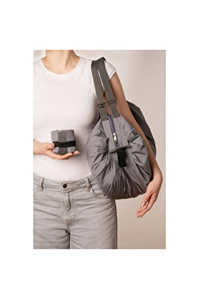CT STONES Gray Foldable Travel Bag