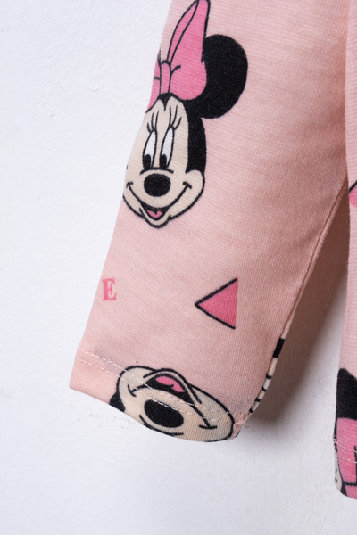 NO BRAND Girl's 3-Piece Pajama Set with Cute Character Pattern