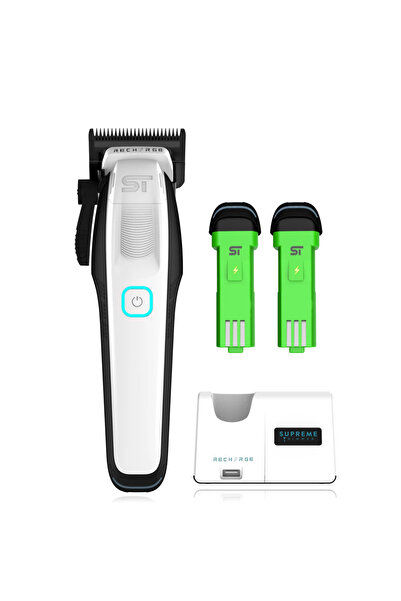 Supreme Trimmer Recharge Clipper Tıraş Makinesi – 7500+ RPM, 3 Saat Pil, Çıka...