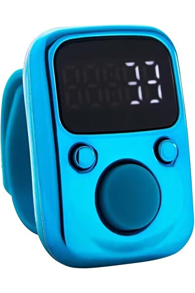 PopZa Digital Zikr Tasbeeh Finger Counter LED Screen with Adjustable Ring