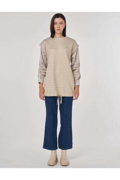 Kayra Ύφασμα με υφή συνδυασμός υφασμάτων Φούτερ Πέτρα