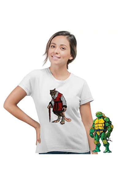 OEM Tricou Femei Testoasele Ninja Sensei Master Splinter Sobolan Batran