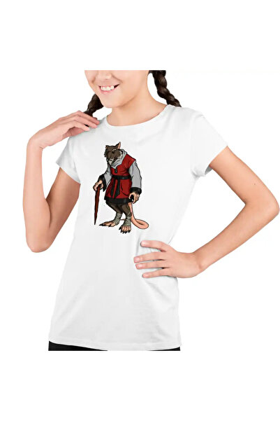 OEM Tricou Copii Fete Testoasele Ninja Sensei Master Splinter Sobolan Batran