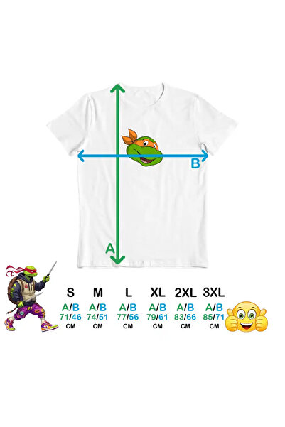 OEM Men's T-Shirt Teenage Mutant Ninja Turtles Martial Arts