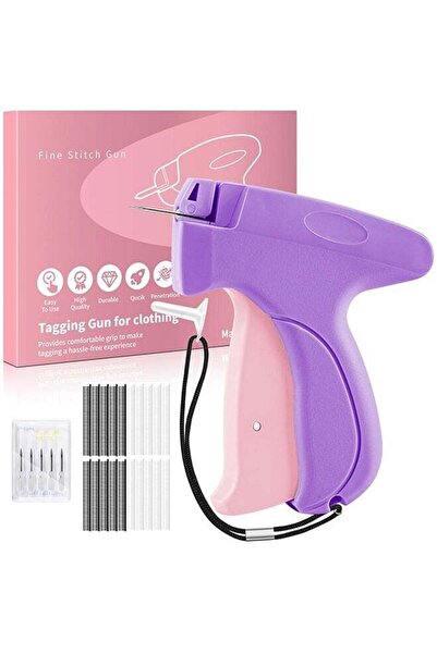Generic Fine Stitch Gun - Mini Tagging Gun with 5 Needles & 1000 Fasteners (P...