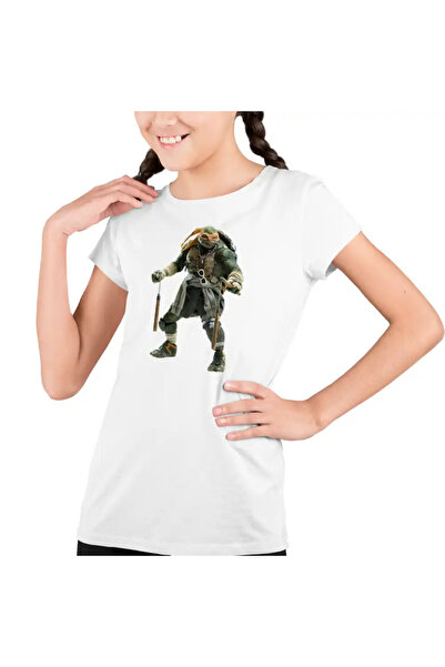 OEM Tricou Copii Fete Testoasele Ninja Michelangelo Ninjutsu Mutant