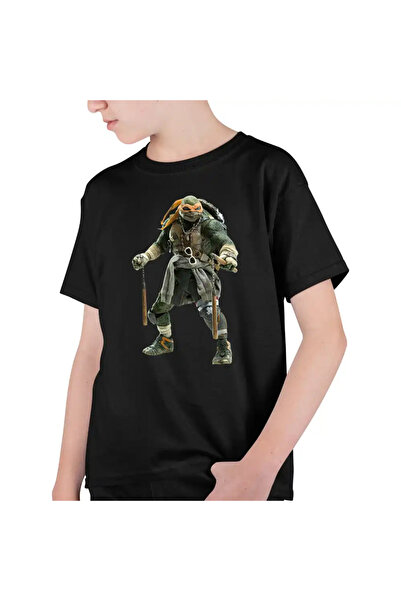OEM Tricou Copii Baieti Testoasele Ninja Michelangelo Ninjutsu Mutant