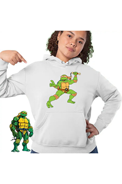 OEM Women's Sweatshirt Teenage Mutant Ninja Turtles Michelangelo Nunceag