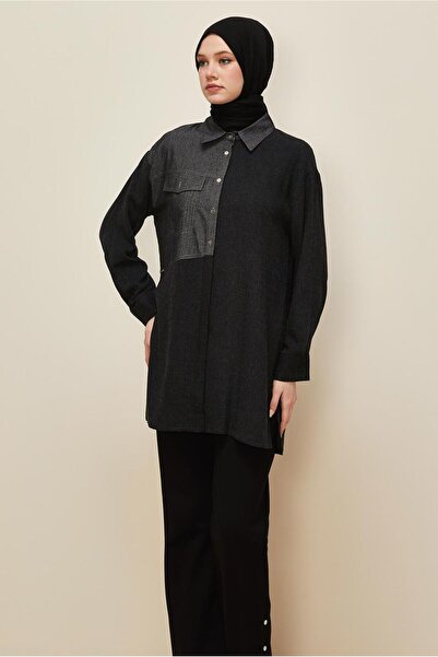 Alvina Shirt Collar Tunic 46035