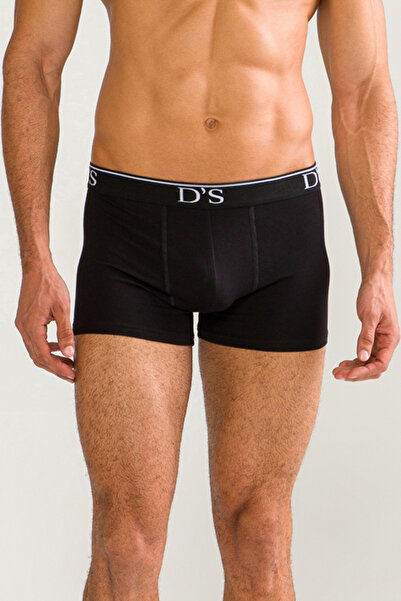 D'S Damat Ds Damat Genç Regular Cotton Boxer Black