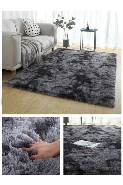 Generic Plush Abstract Rug – Suitable for Bedroom, Living Room, Children's Room