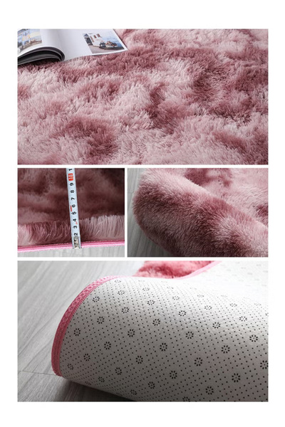 Generic Plush Abstract Rug – Suitable for Bedroom, Living Room, Children's Room