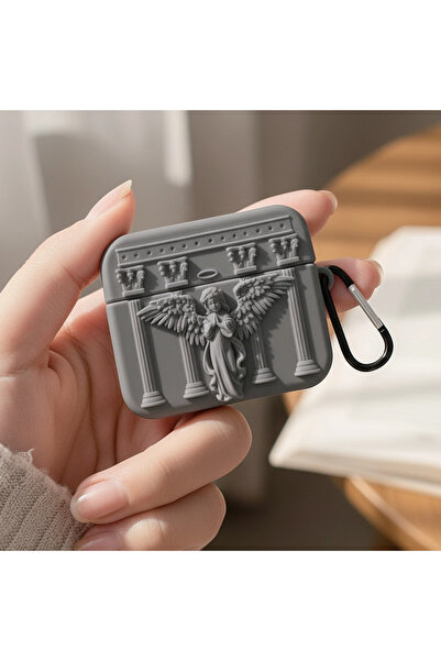 CaseOnn سماعات أبل إيربودز 4. حافظة نيسيل / إيه إن سي أنتيك ميلك جراي