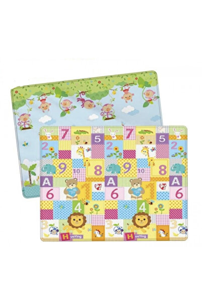 Krista Foldable baby rug, thick, heat insulating, with 2 sides, Jungle Cotton...