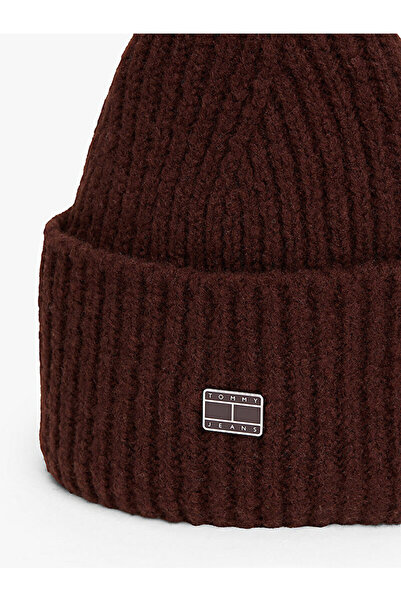 Tommy Hilfiger Heritage Wool Blend Logo Plaque Beanie