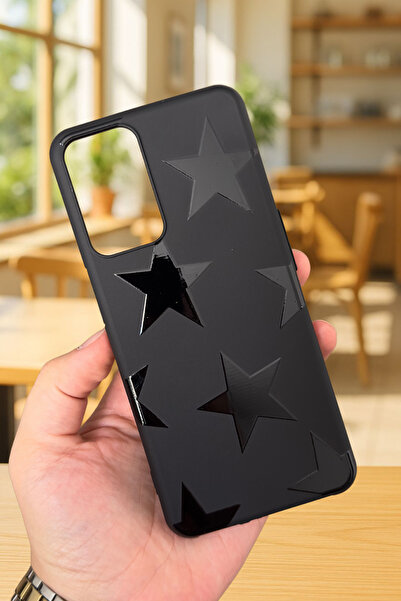 Vip Case Oppo A16 Compatible Star Silicone Shock-Absorbing Classic Protective Rubber Case