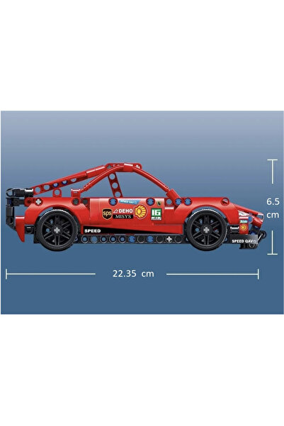 Krista Building game Red racing car 3821, 248 pieces